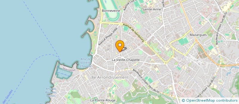 localisation de l'entreprise CREATION AZURITE à MARSEILLE
