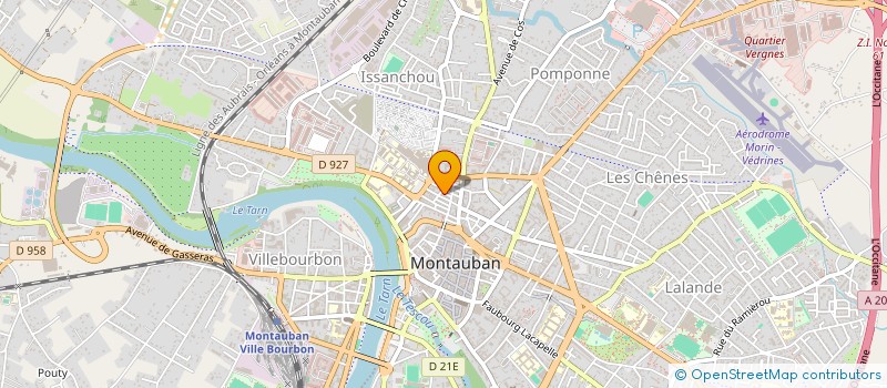 localisation de l'entreprise CREATION BOCHET  MONTAUBAN