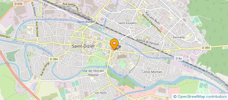 localisation de l'entreprise CREATION BOIS à SAINT-DIZIER
