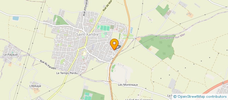 localisation de l'entreprise CREATION BOIS DESIGN  SAINT-XANDRE