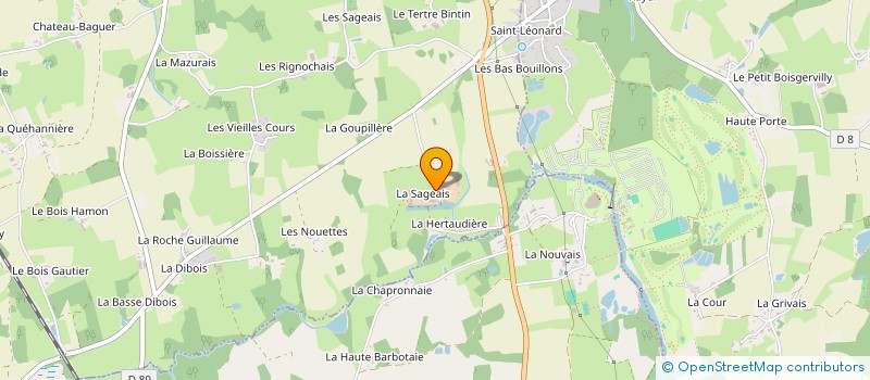 localisation de l'entreprise CREATION-BOUGIES  BAGUER-MORVAN