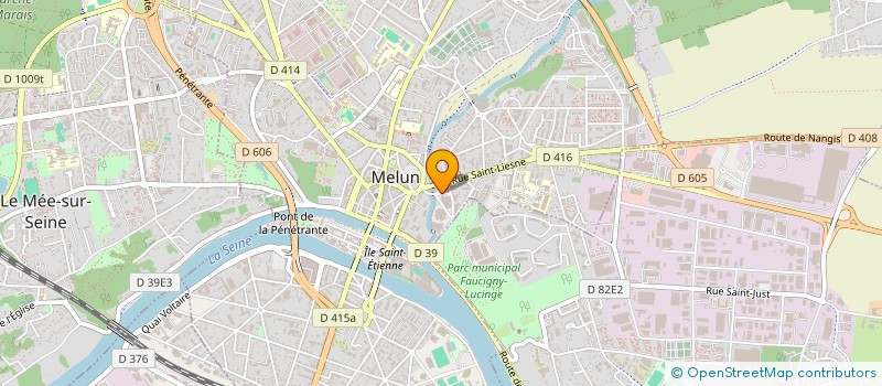 localisation de l'entreprise CREATION BOUQUETS ET ORNEMENTS à MELUN