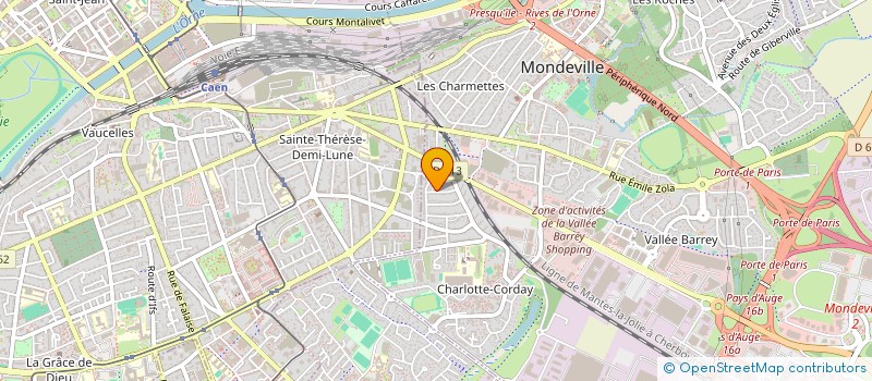 localisation de l'entreprise CREATION-CACAO  BENOUVILLE