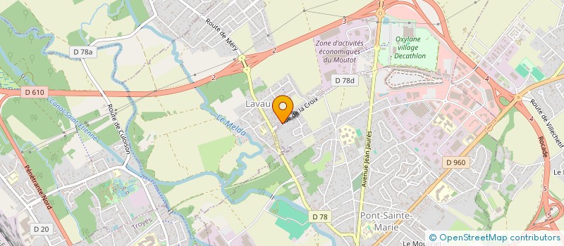 localisation de l'entreprise CREATION CARDOSO  PONT-SAINTE-MARIE