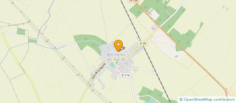 localisation de l'entreprise CREATION CARRELAGE à BERCHERES-LES-PIERRES