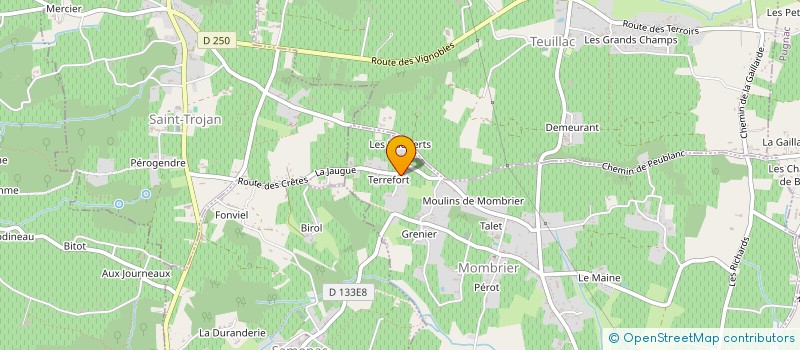 localisation de l'entreprise CREATION CARRELAGES  MOMBRIER