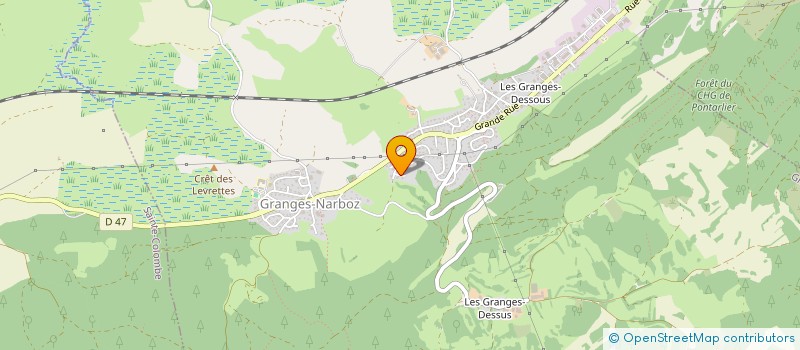 localisation de l'entreprise CREATION CHEMINEES à DOUBS