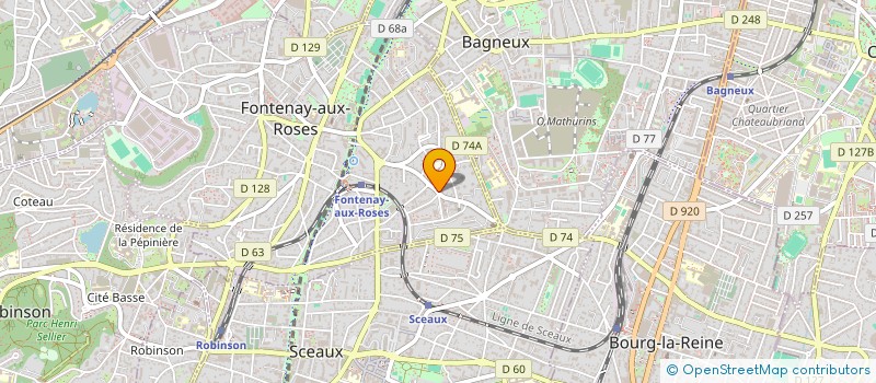 localisation de l'entreprise CREATION CLAIRE LESUEUR à FONTENAY-AUX-ROSES