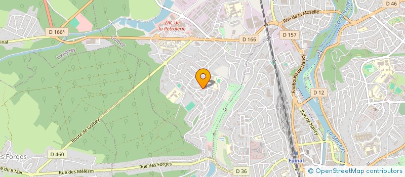 localisation de l'entreprise CREATION COIFFURE  HADOL