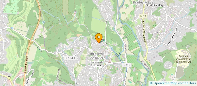 localisation de l'entreprise CREATION COIFFURE COIA BEZIERS  SAINT-CLEMENT-DE-RIVIERE