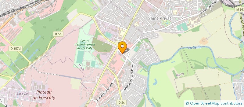 localisation de l'entreprise CREATION COIFFURE ZIMMERMANN à MARLY