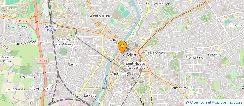localisation de l'entreprise CREATION COMMUNICATION DEVEL ACTION à LE MANS