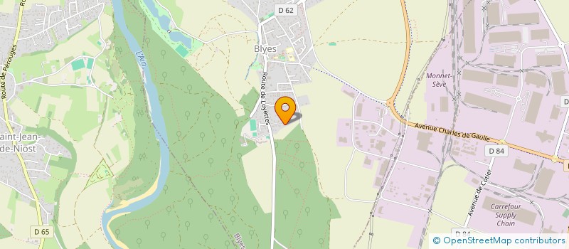 localisation de l'entreprise CREATION CONCEPT CATERING  BLYES