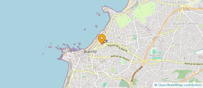 localisation de l'entreprise CREATION CONFORT à BIARRITZ