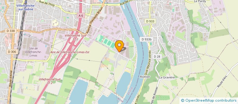 localisation de l'entreprise CREATION CONSTRUCTION OUTILLAGE à VILLEFRANCHE-SUR-SAONE