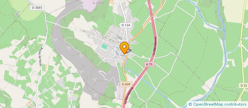 localisation de l'entreprise CREATION D'ARTS PLASTIQUES LEZIGNANAIS à LEZIGNAN-LA-CEBE