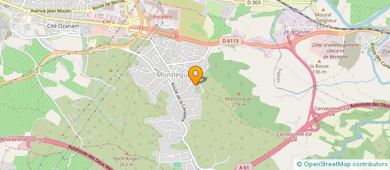 localisation de l'entreprise CREATION D'EMOTION  CARCASSONNE