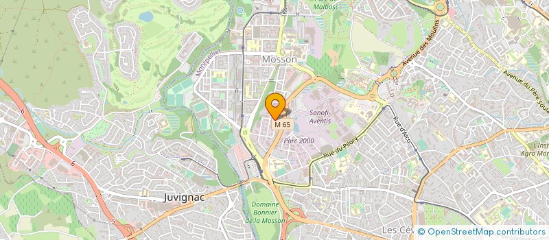 localisation de l'entreprise CREATION D'IMAGES à MONTPELLIER