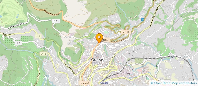 localisation de l'entreprise CREATION D'PPAREILLAGES ELECTRONIQUES  GRASSE