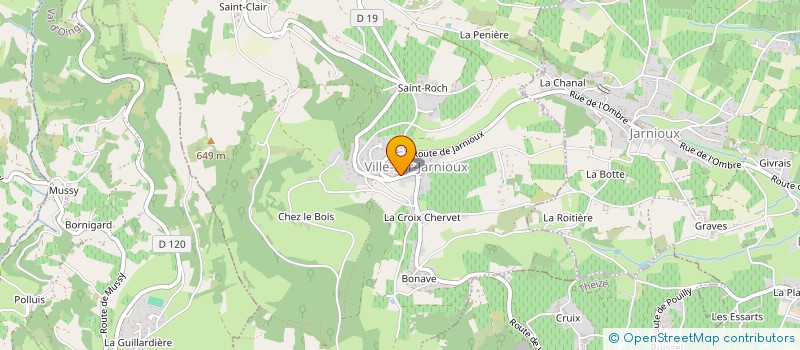 localisation de l'entreprise CREATION DA CUNHA à PORTE-DES-PIERRES-DOREES