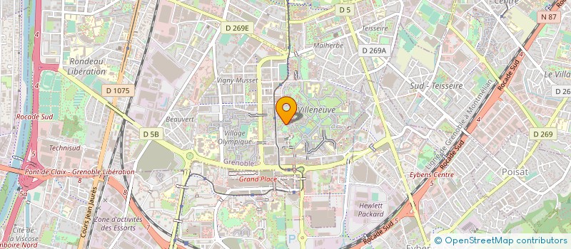 localisation de l'entreprise CREATION DE L'ECOLE DE LA RAMPE  GRENOBLE