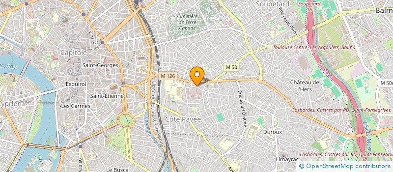 localisation de l'entreprise CREATION DECO DESIGN  TOULOUSE