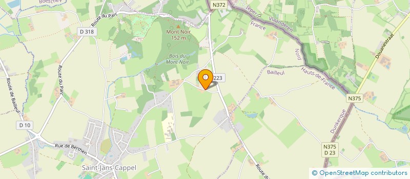 localisation de l'entreprise CREATION DES FLANDRES  SAINT-JANS-CAPPEL