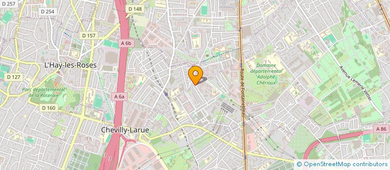 localisation de l'entreprise CREATION DEVELOPPEMENT MARKETING  L'HAY-LES-ROSES