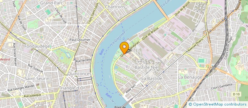 localisation de l'entreprise CREATION DYNA PRODUCTIONS  BORDEAUX