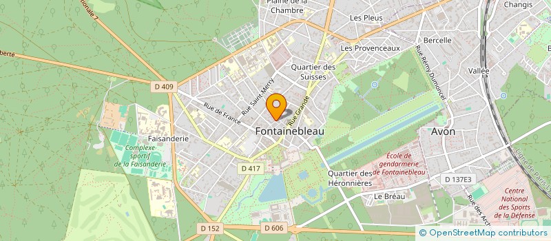 localisation de l'entreprise CREATION EDT 41 à FONTAINEBLEAU