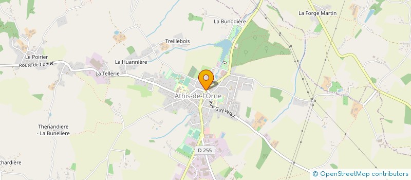 localisation de l'entreprise CREATION ET ARTISANAT DU LIVRE à ATHIS-VAL DE ROUVRE