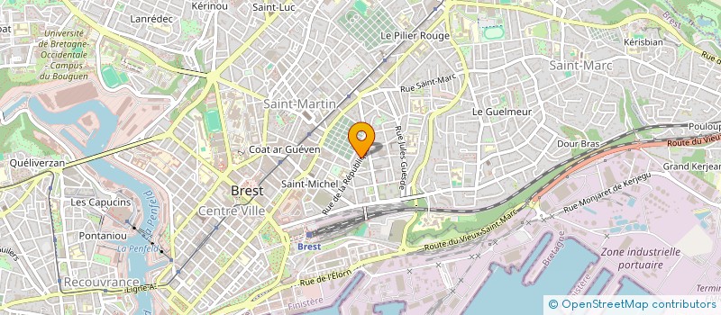 localisation de l'entreprise CREATION ET INTERPRETATION DES ARTS LIBRES à BREST