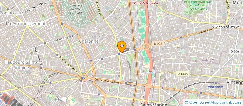 localisation de l'entreprise CREATION ET PROMOTION HORLOGERE à PARIS