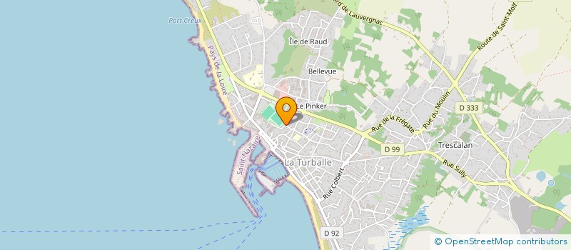 localisation de l'entreprise CREATION ET RENOVATION COQUET CONSTRUCTION  LA TURBALLE