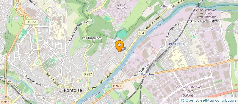 localisation de l'entreprise CREATION ET RENOVATION IMMOBILIERE à PONTOISE