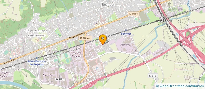 localisation de l'entreprise CREATION ET TRADITION à BEYNOST