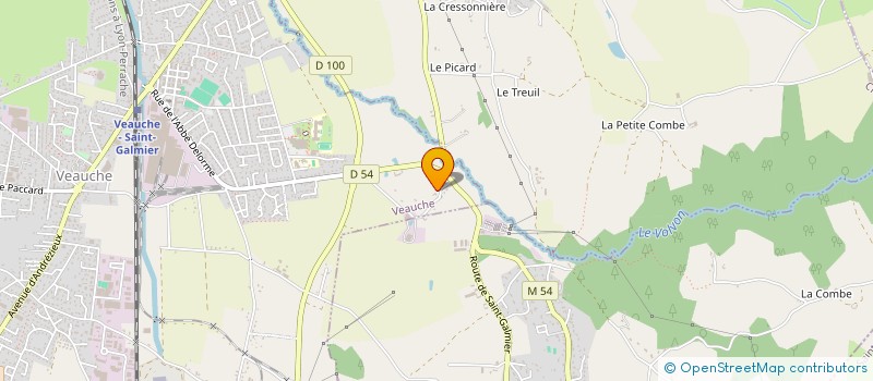 localisation de l'entreprise CREATION EVASION à VEAUCHE