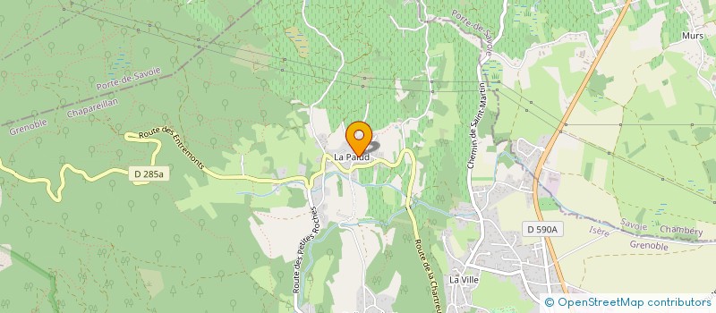 localisation de l'entreprise CREATION EXPRESSION ET MOUVEMENT à CHAPAREILLAN