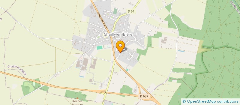 localisation de l'entreprise CREATION EXTENSION RENOVATION  CHAILLY-EN-BIERE