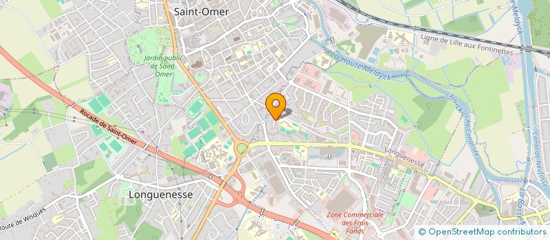 localisation de l'entreprise CREATION FACADES DESIGN  LONGUENESSE