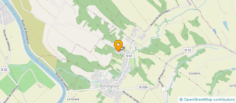 localisation de l'entreprise CREATION FER  BONDIGOUX