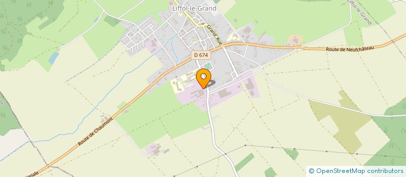 localisation de l'entreprise CREATION FINITION à LIFFOL-LE-GRAND
