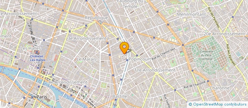 localisation de l'entreprise CREATION GONUL  PARIS