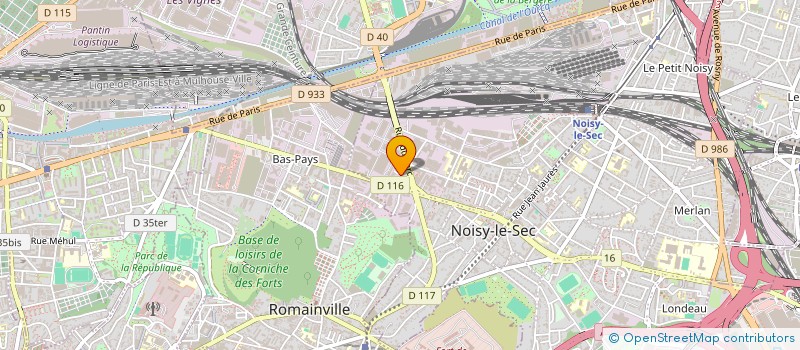 localisation de l'entreprise CREATION GROUX à NOISY LE SEC