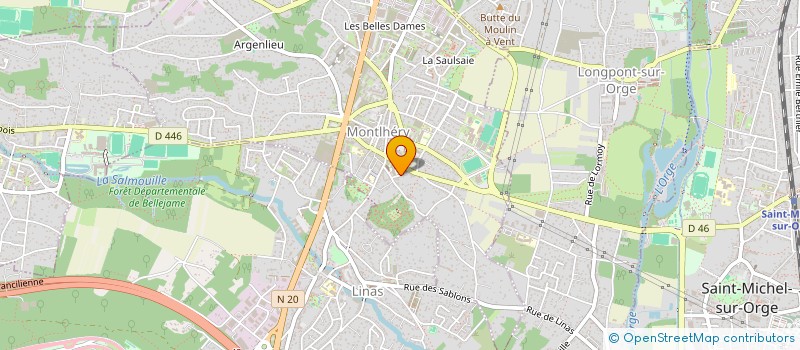 localisation de l'entreprise CREATION INTERNAT PRESTIG AMENAG ESPACE  MONTLHERY