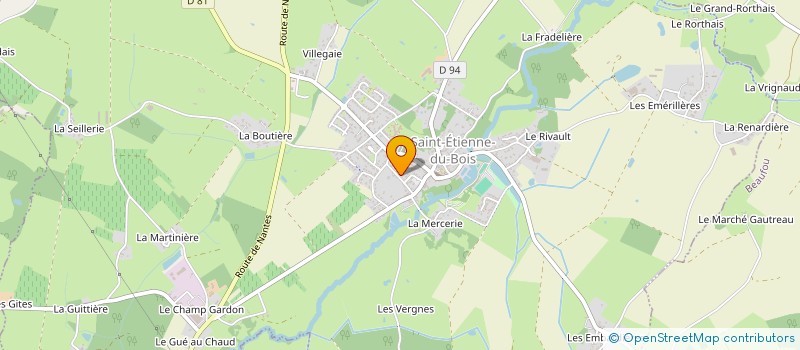 localisation de l'entreprise CREATION J.T.  SAINT-ETIENNE-DU-BOIS