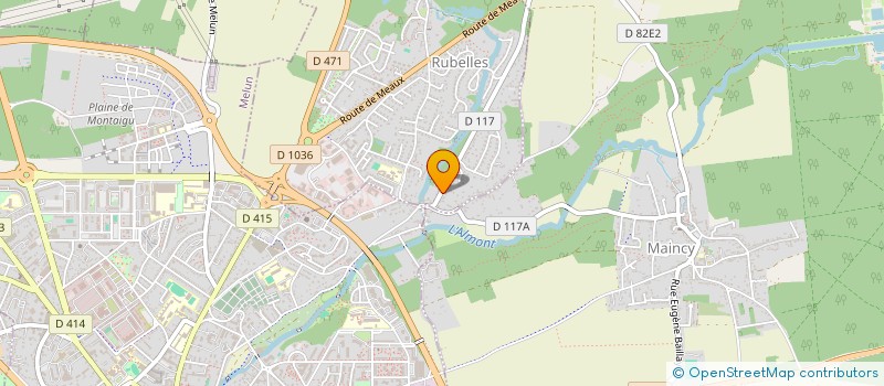 localisation de l'entreprise CREATION LASER IMPRESSION COULEUR  RUBELLES