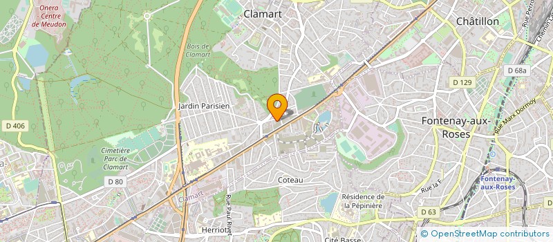 localisation de l'entreprise CREATION LAURA à CLAMART