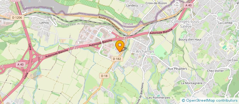 localisation de l'entreprise CREATION LE LYS D'OR  ARCHAMPS