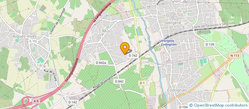 localisation de l'entreprise CREATION LN 19  LANGLADE